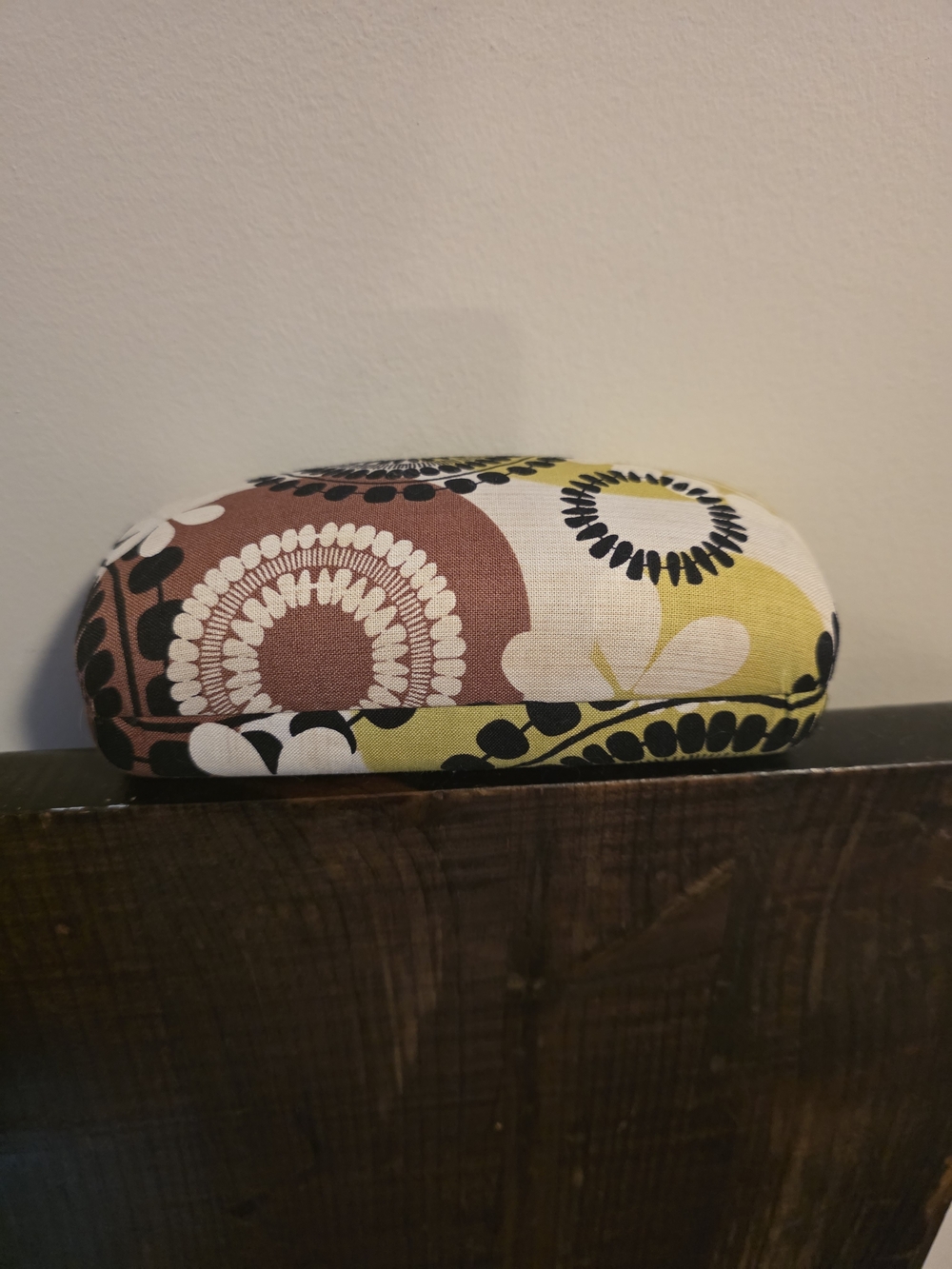 Vera Bradley Floral Hard Shell Sunglasses Case in Brown, Olive & Cream
